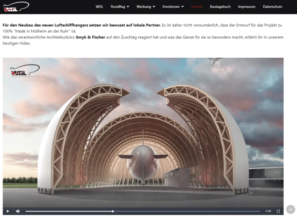 WDL-Gruppe - Animation zum neuen Hangar